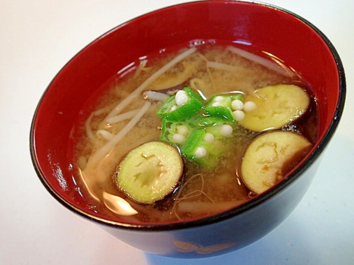 茅乃舎だしと液味噌で 茄子ともやしとオクラの味噌汁 レシピ 作り方 By ぷ みぃまま 楽天レシピ 茅乃舎だしと液味噌で 茄子ともやしとオクラの味噌汁 レシピ 作り方 By ぷ みぃまま 楽天レシピ